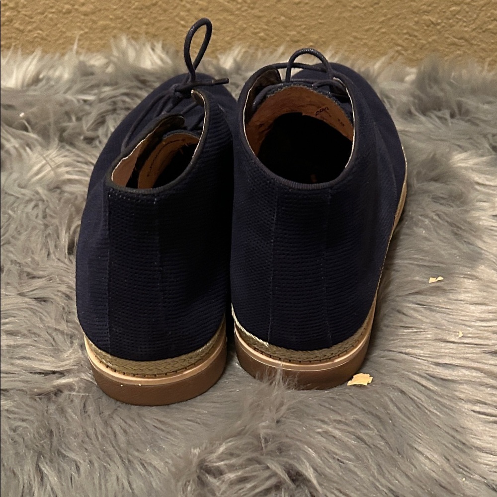 English Laundry Men's Chukka Boots in Navy and Brown - Picture 4 of 15